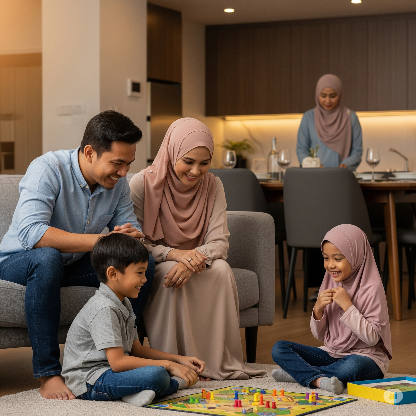 Kegembiraan sebuah keluarga